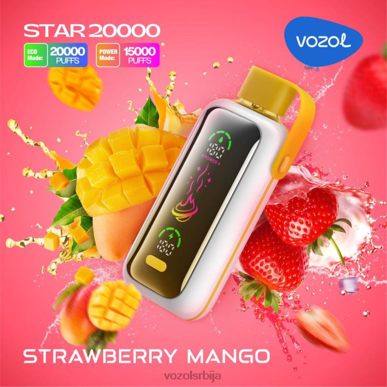 VOZOL STAR 20000 јагода манго T8F881 | Vozol Srbija
